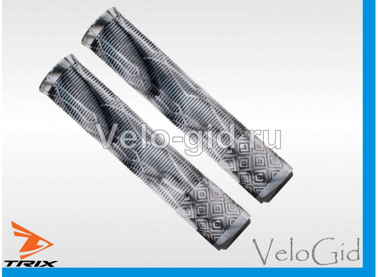 Грипсы (ручки на руль) Trix BMX Grey G132